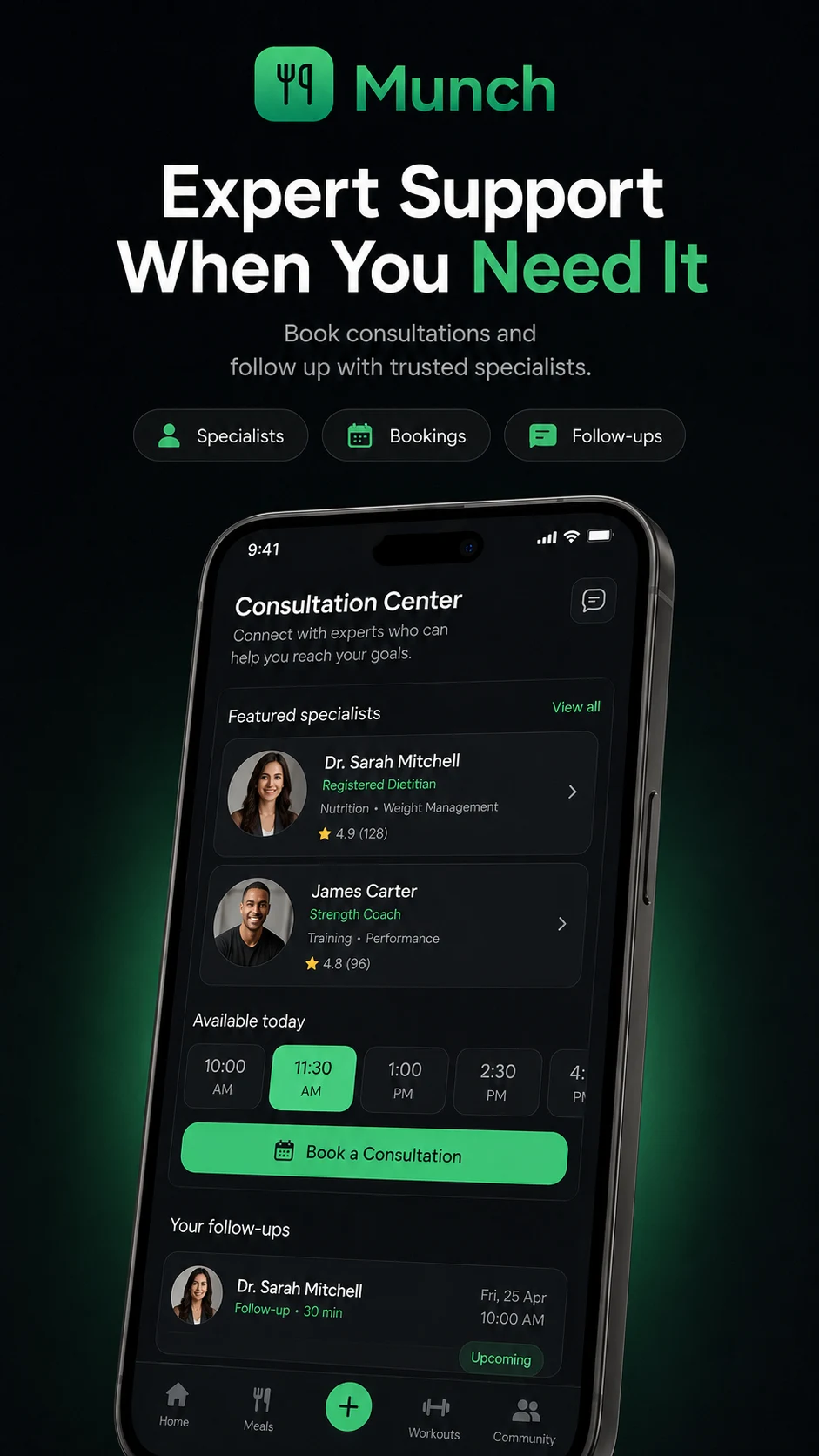 MUNCH: AI Lifestyle Planner screenshot